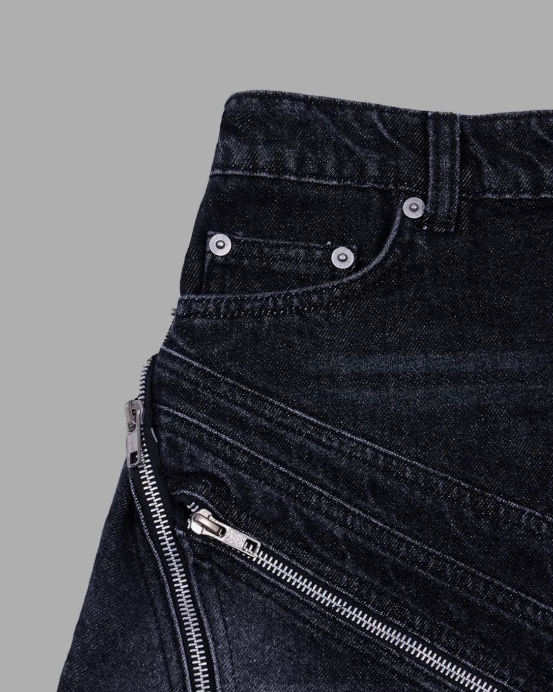 더뮤지엄비지터 데님 스커트 상품이미지4