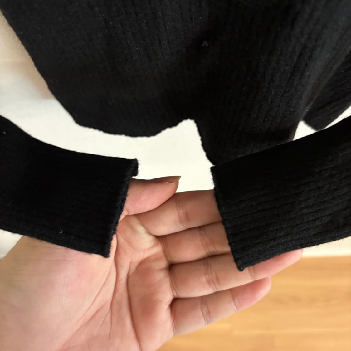 Theory 띠어리 블랙 골지 니트 S 상품이미지6