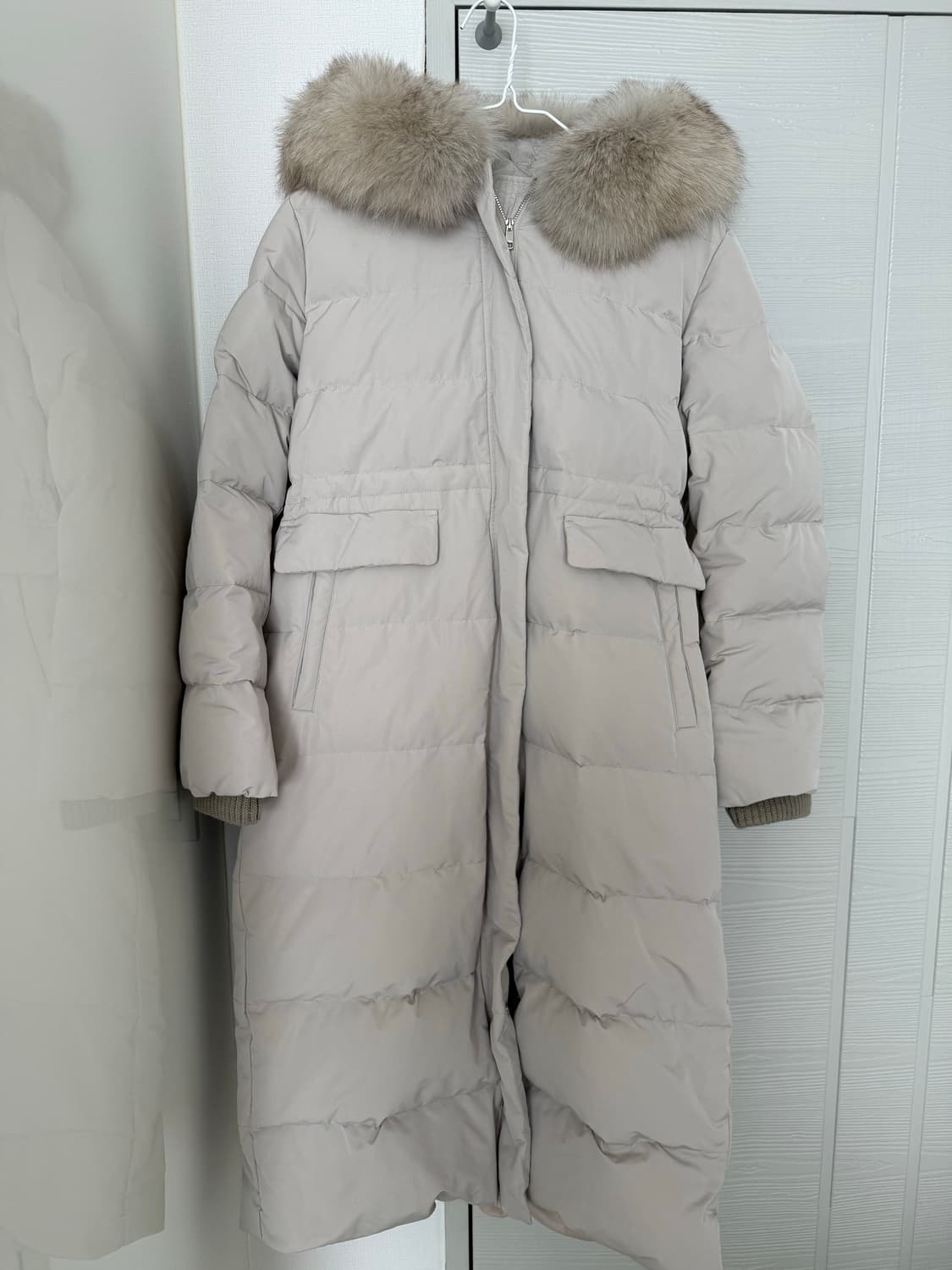 수앤준 리얼폭스 롱패딩  상품이미지1