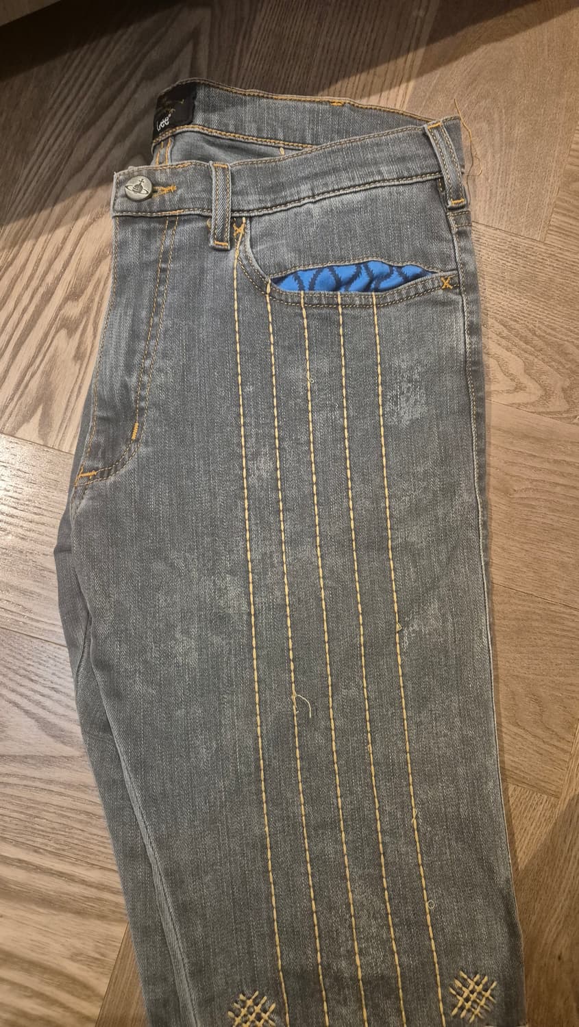 비비안웨스트우드 x LEE 데님팬츠 상품이미지3