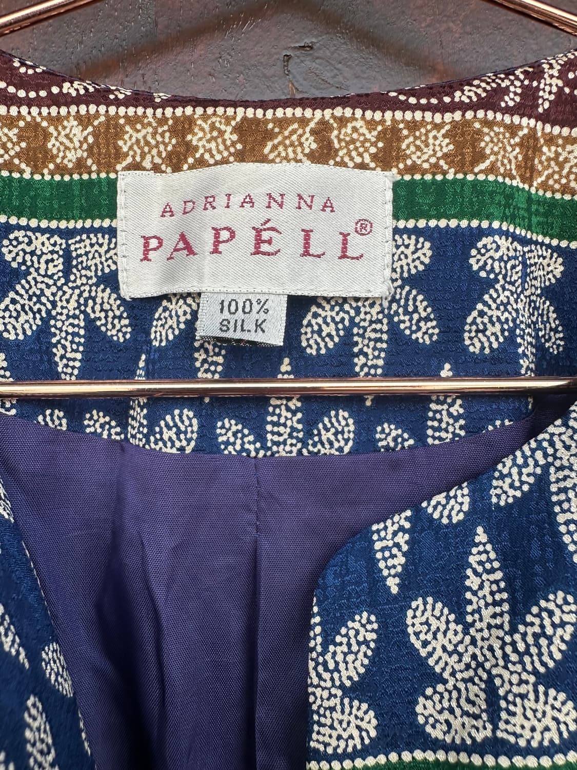 ADRIANNA PAPELL  Pure Silk Jacket 상품이미지3