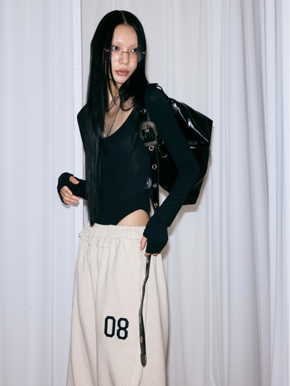 미스테리어스호텔 바디수트 블랙 상품이미지4