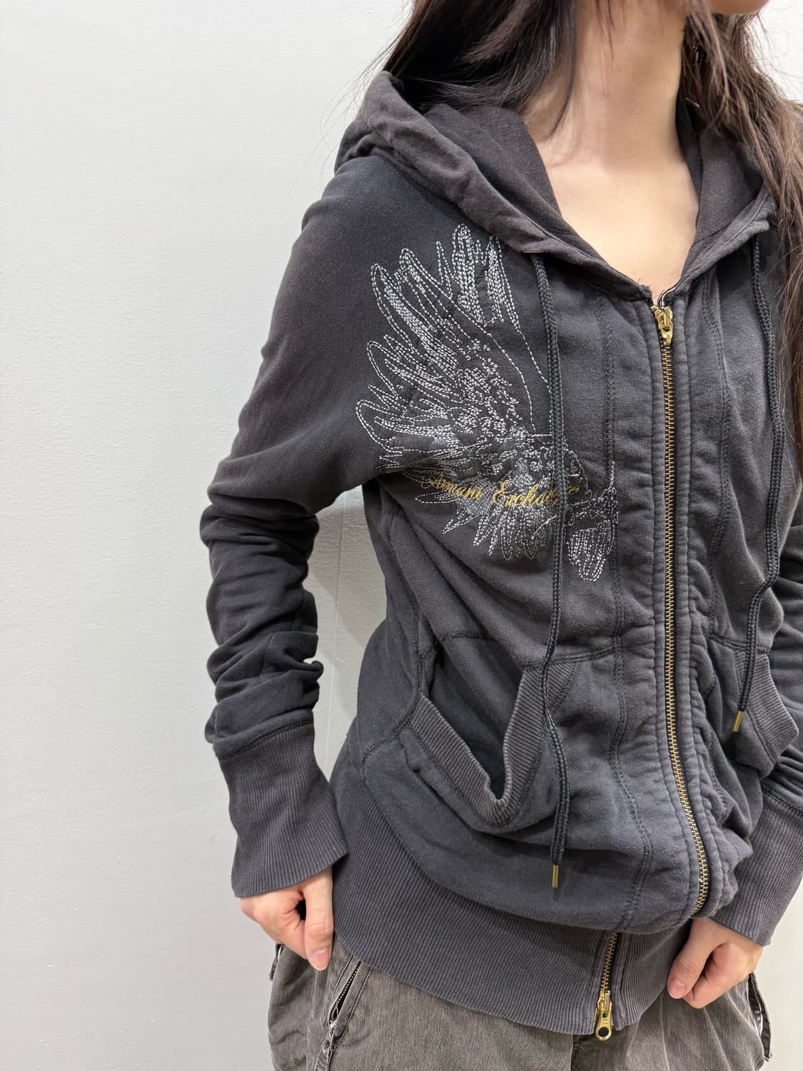 아르마니 익스체인지 그런지 투웨이 후드집업 상품이미지2