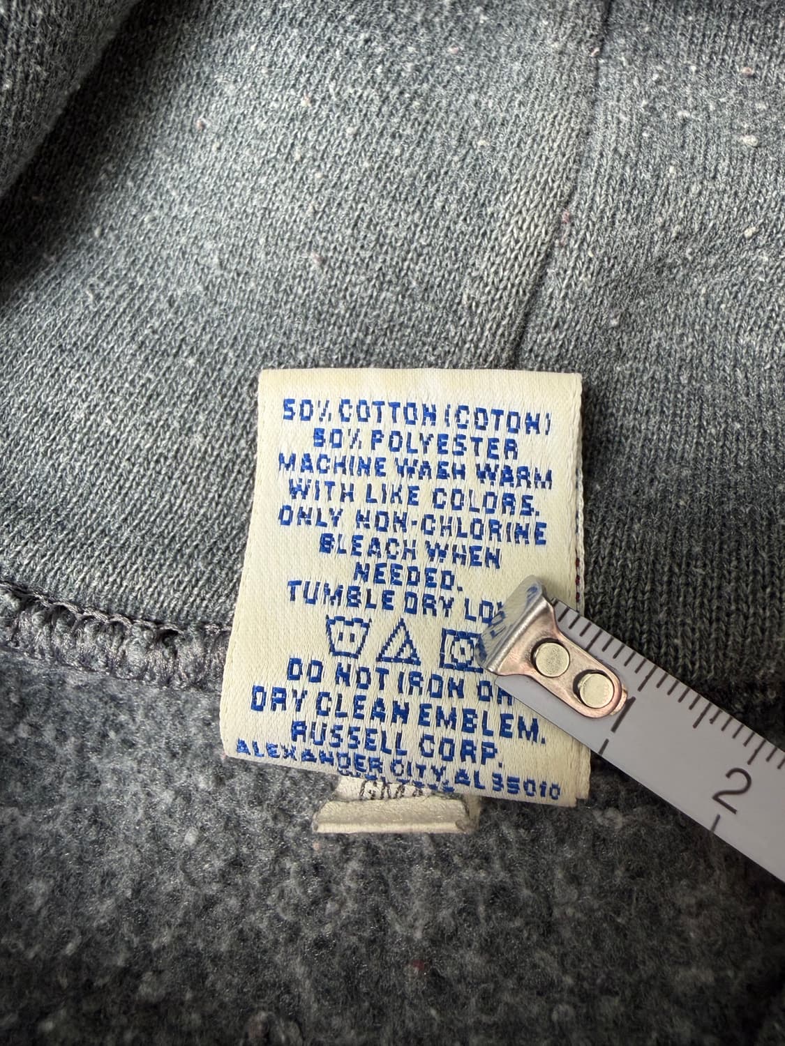 90s Russell Hoodie (charcoal) 상품이미지4