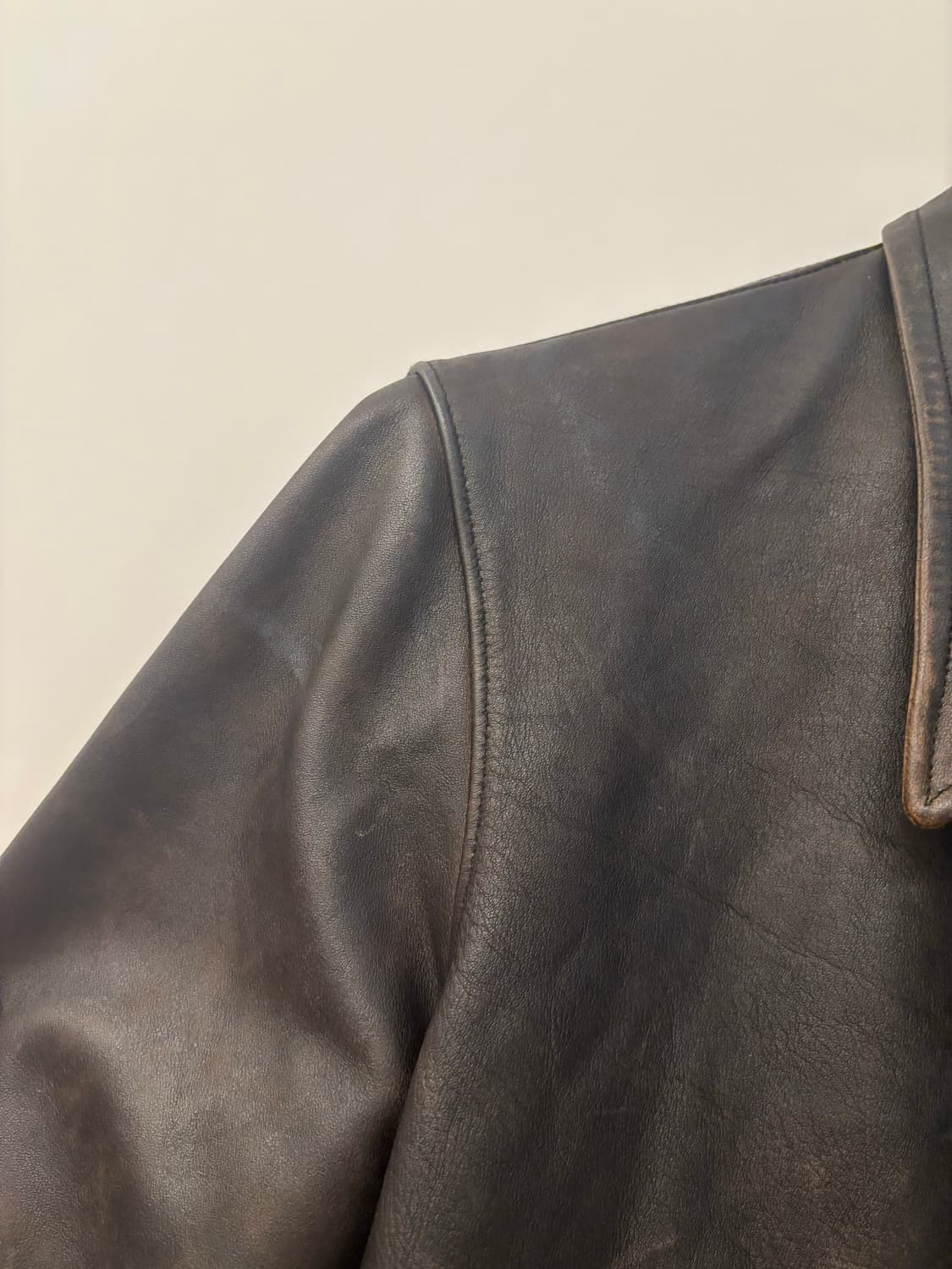 RRL 뉴스보이 가죽자켓 M 상품이미지4