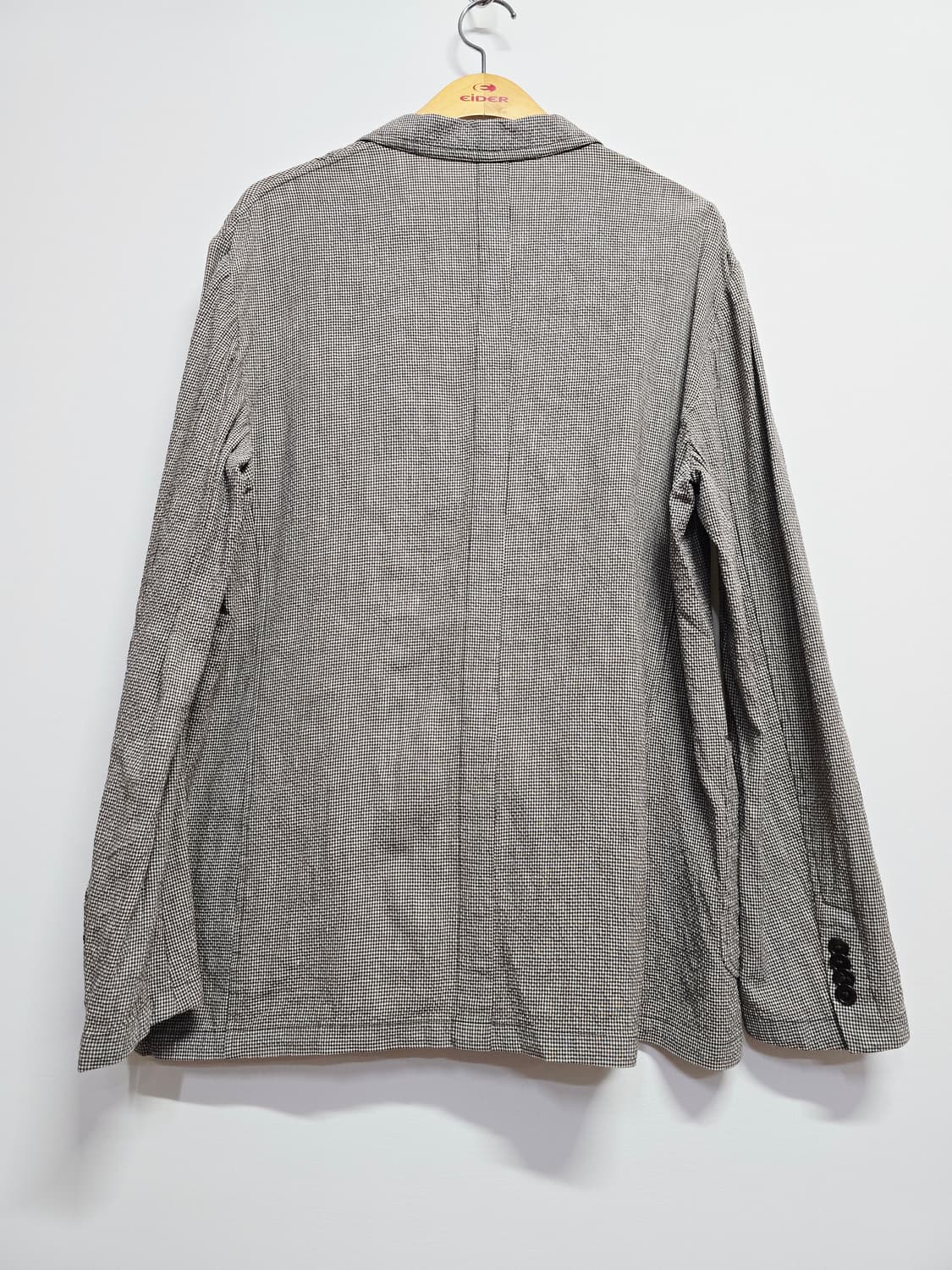 타임 체크 패턴 남성 자켓 모마혼방110 상품이미지4