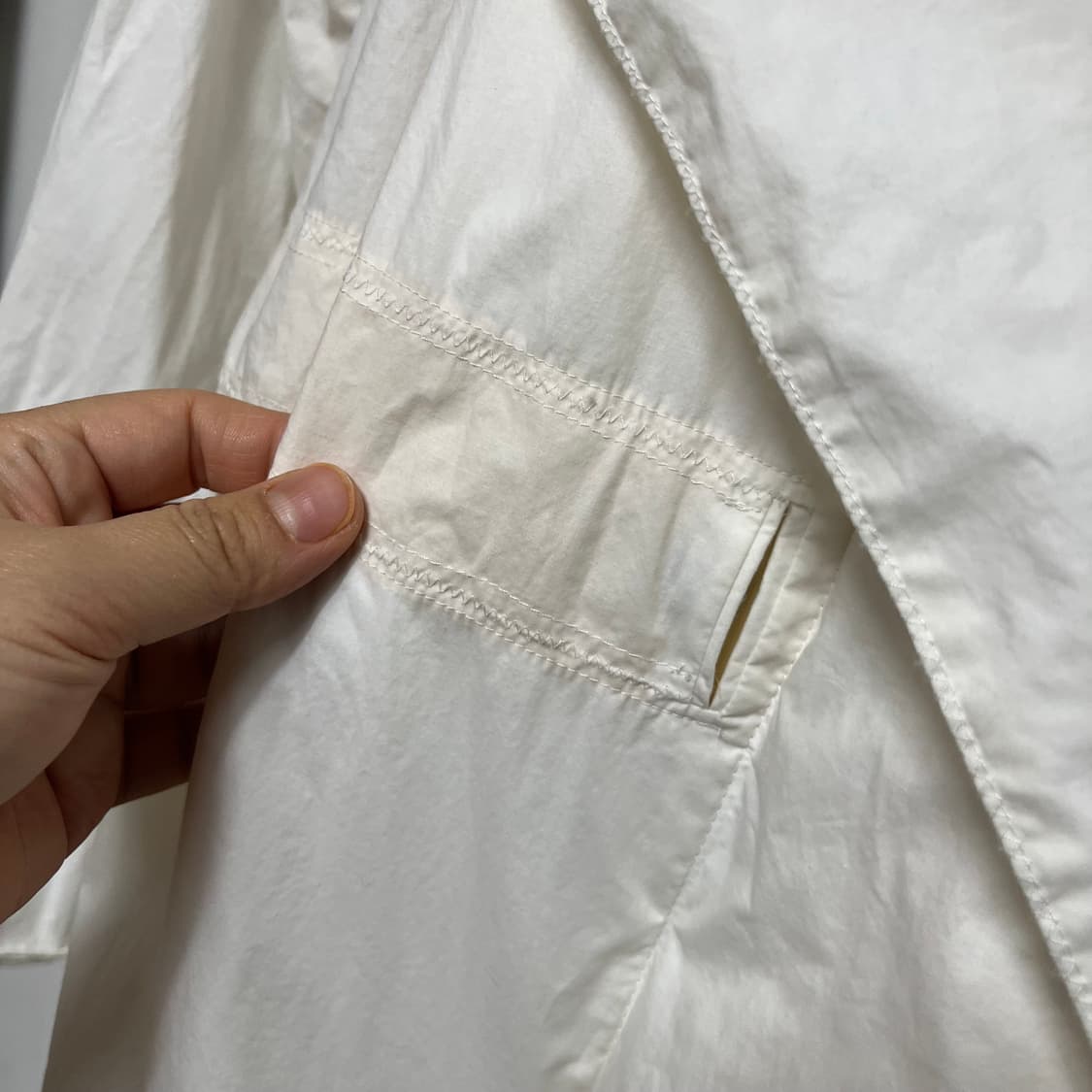 랑방 컬렉션 한섬 빅 카라 집업 코트 88 상품이미지6