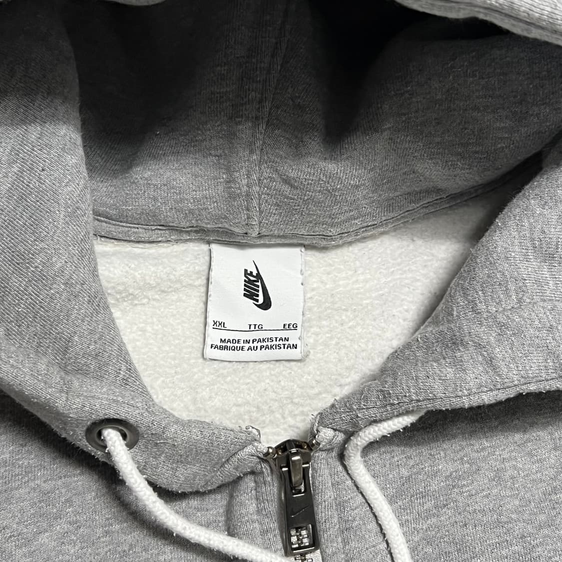 XXL 나이키 그레이 후드 집업 상품이미지4