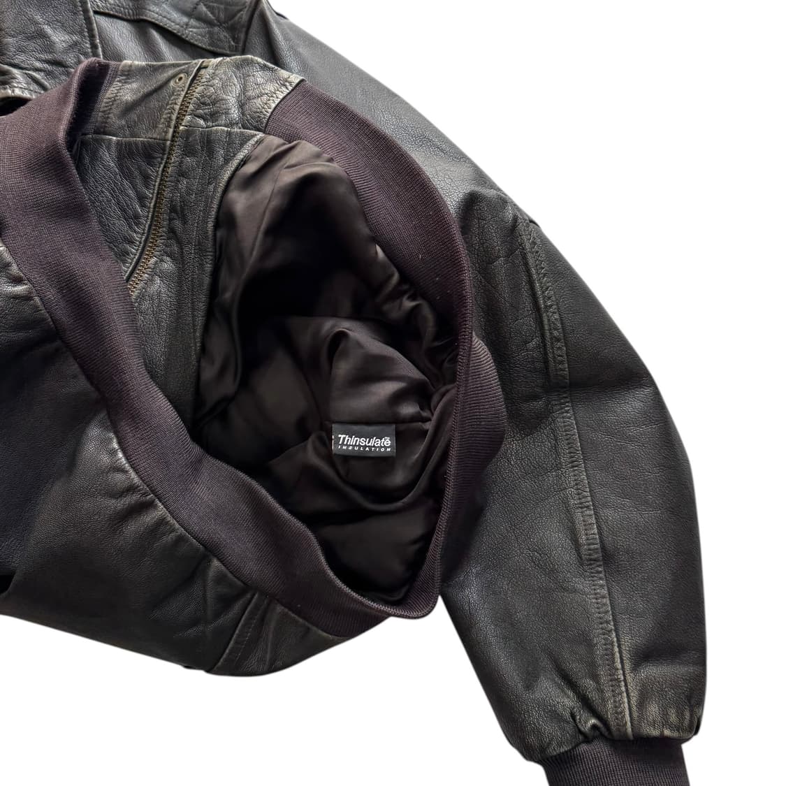 [110] 엘엘빈 A2 봄버 레더 자켓 상품이미지5