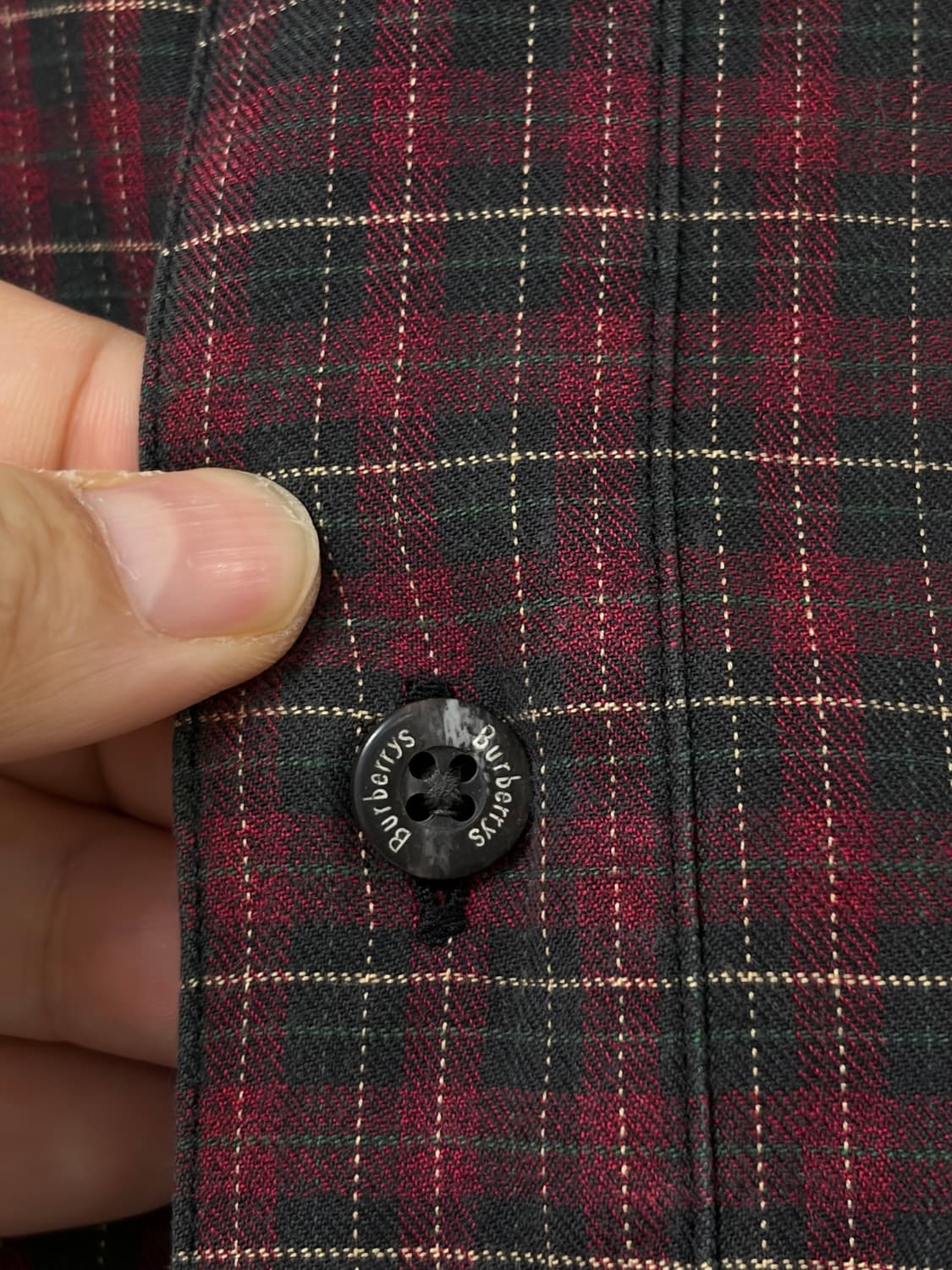 90s Burberrys tartan check shirt L 상품이미지5