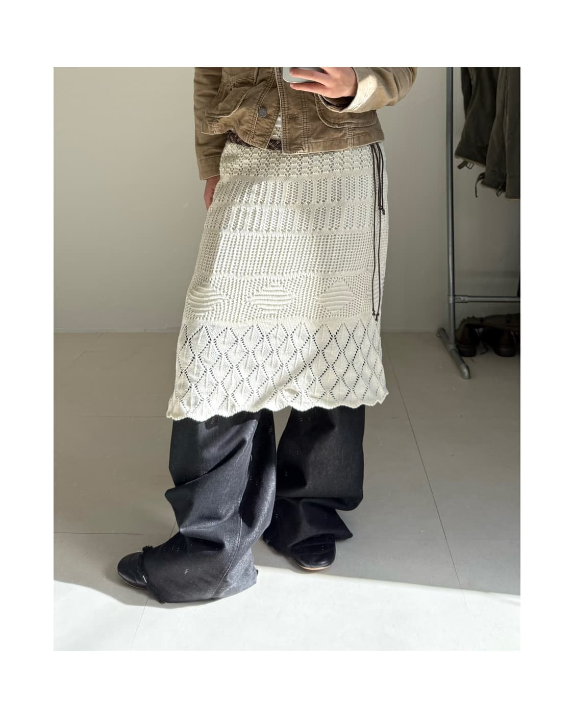 빈티지 크로셰 스커트 상품이미지1