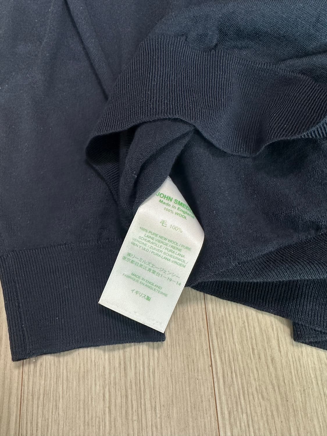 존스메들리 JOHN SMEDLEY GENOA V넥 L MIDNIGHT 상품이미지6