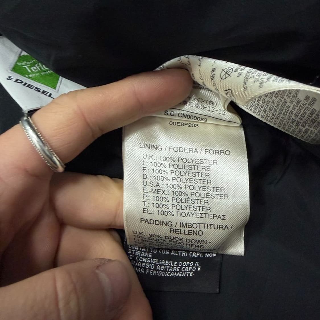 디젤 워크 패딩 야상  v2765 상품이미지8