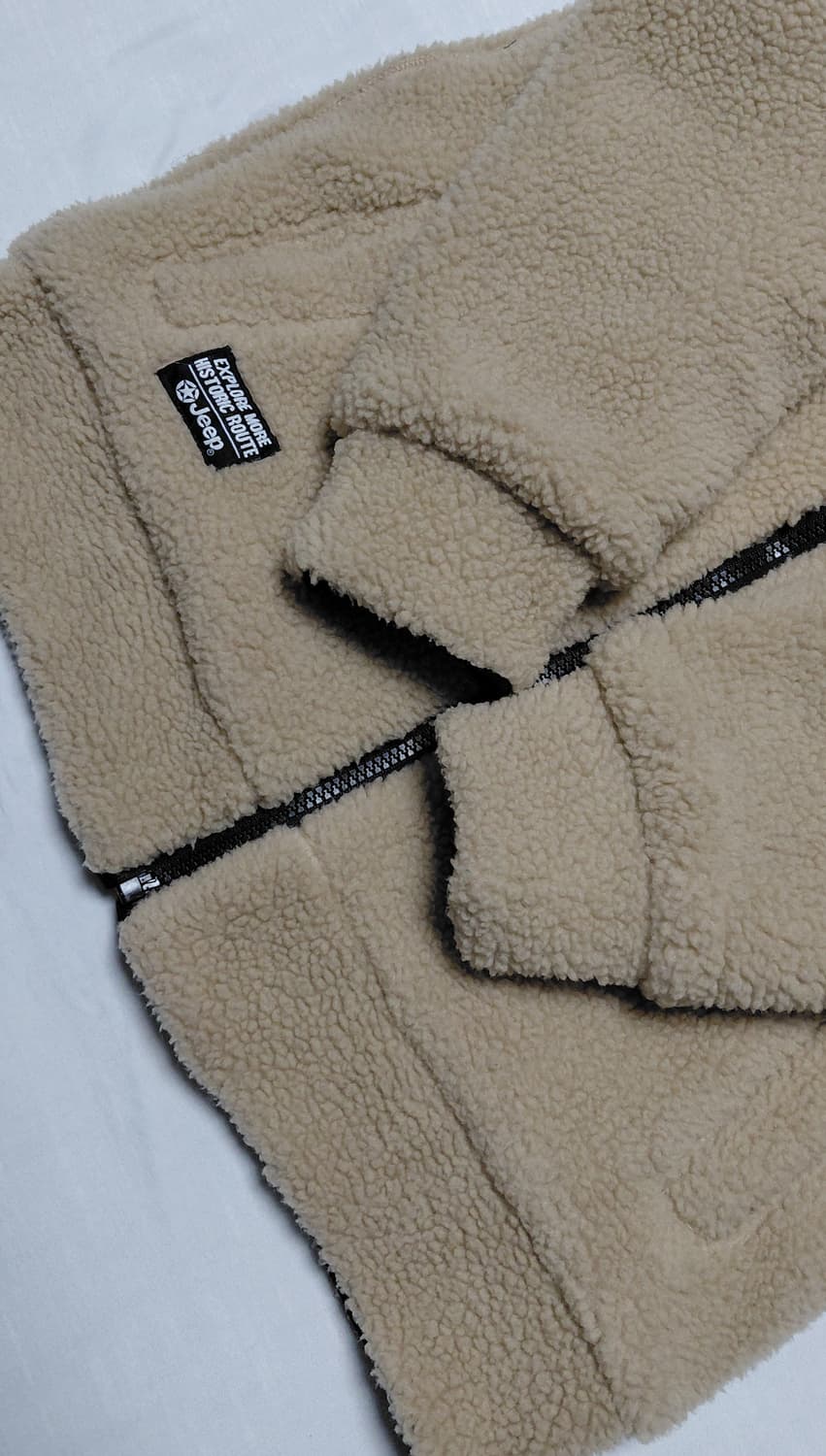 Jeep 양면 후드집업 S(90) 베이지 (무료배송) 상품이미지4