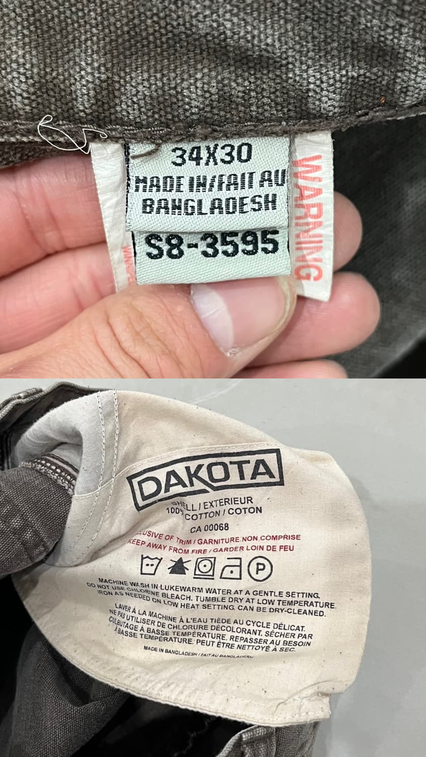 90s Dakota duck canvas work pants 상품이미지9