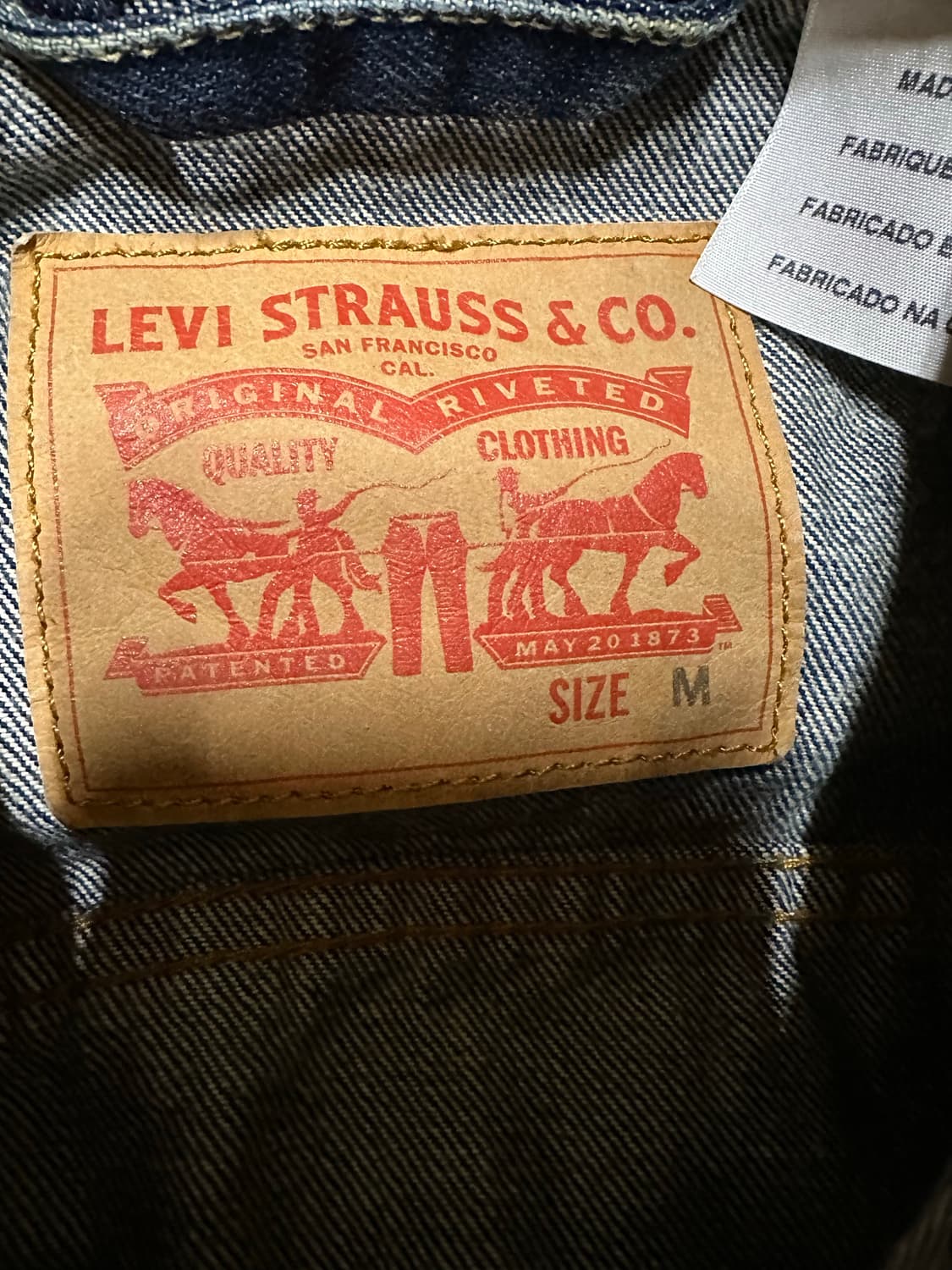 리바이스 데님 청자켓 리바이스M 데님자켓 상품이미지4
