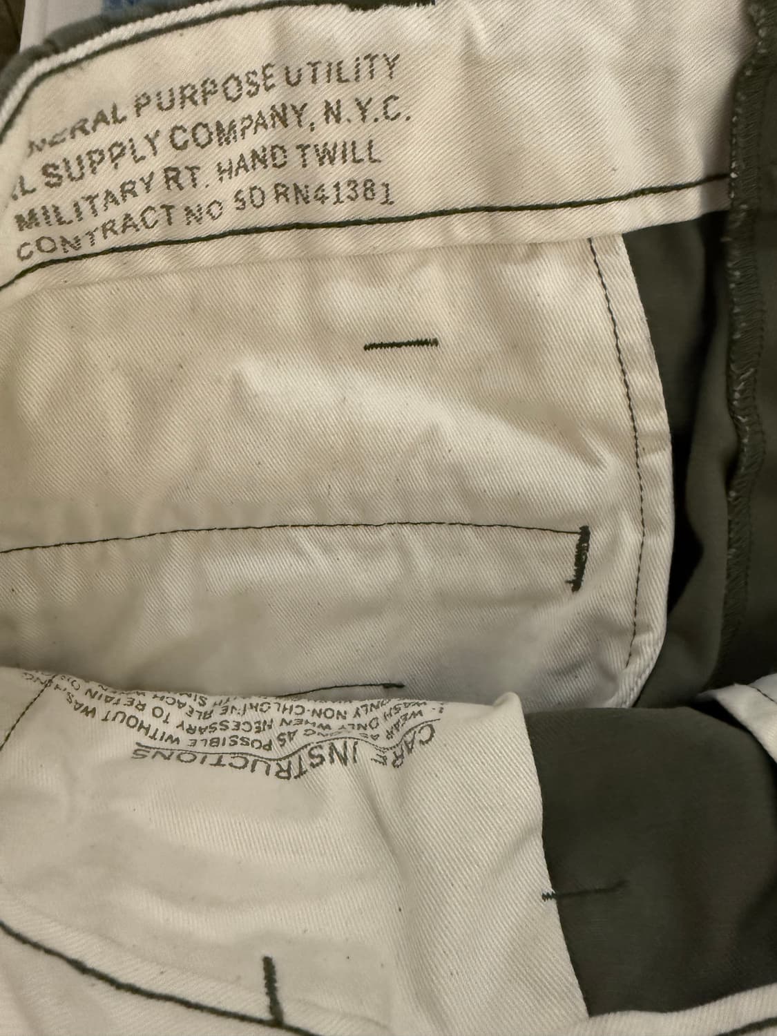 Rrl 오피서 치노팬츠 올리브 32/32 상품이미지2
