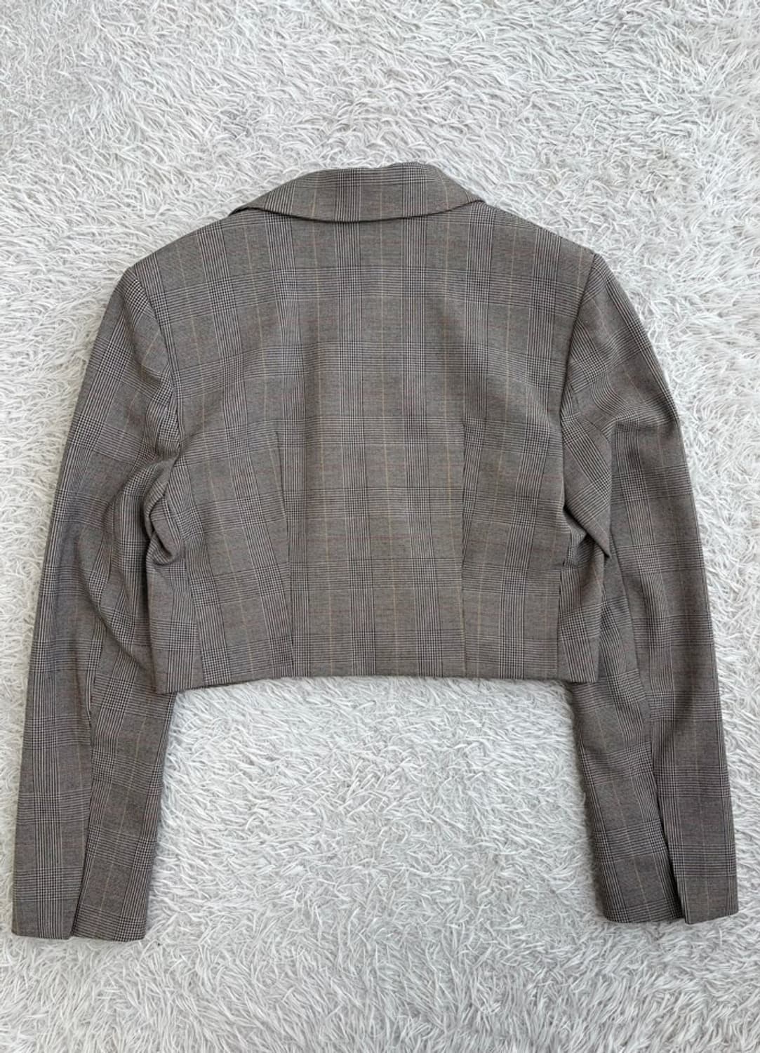 자라 글렌체크 크롭 자켓/#3369 상품이미지3