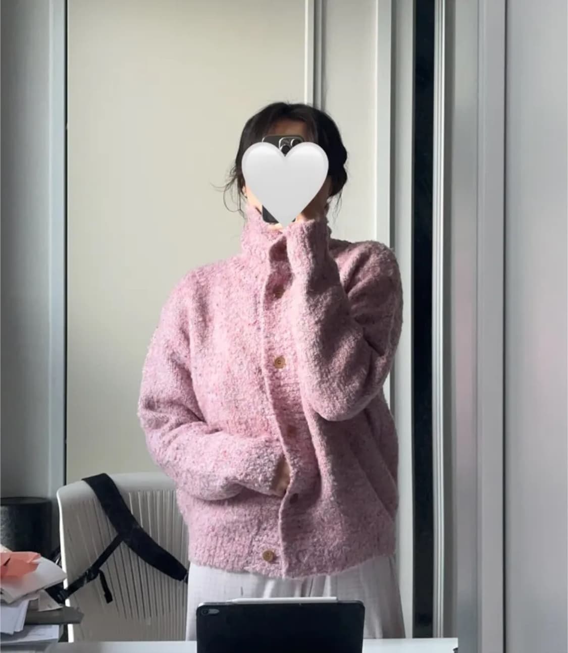 시엔느 모니카 하이넥 가디건 상품이미지1