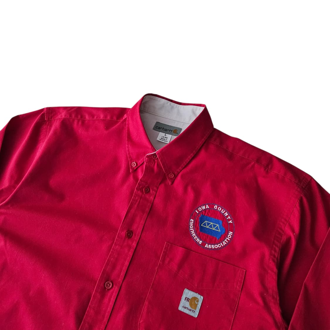 FR칼하트 면 오버핏 긴팔셔츠 L 상품이미지3