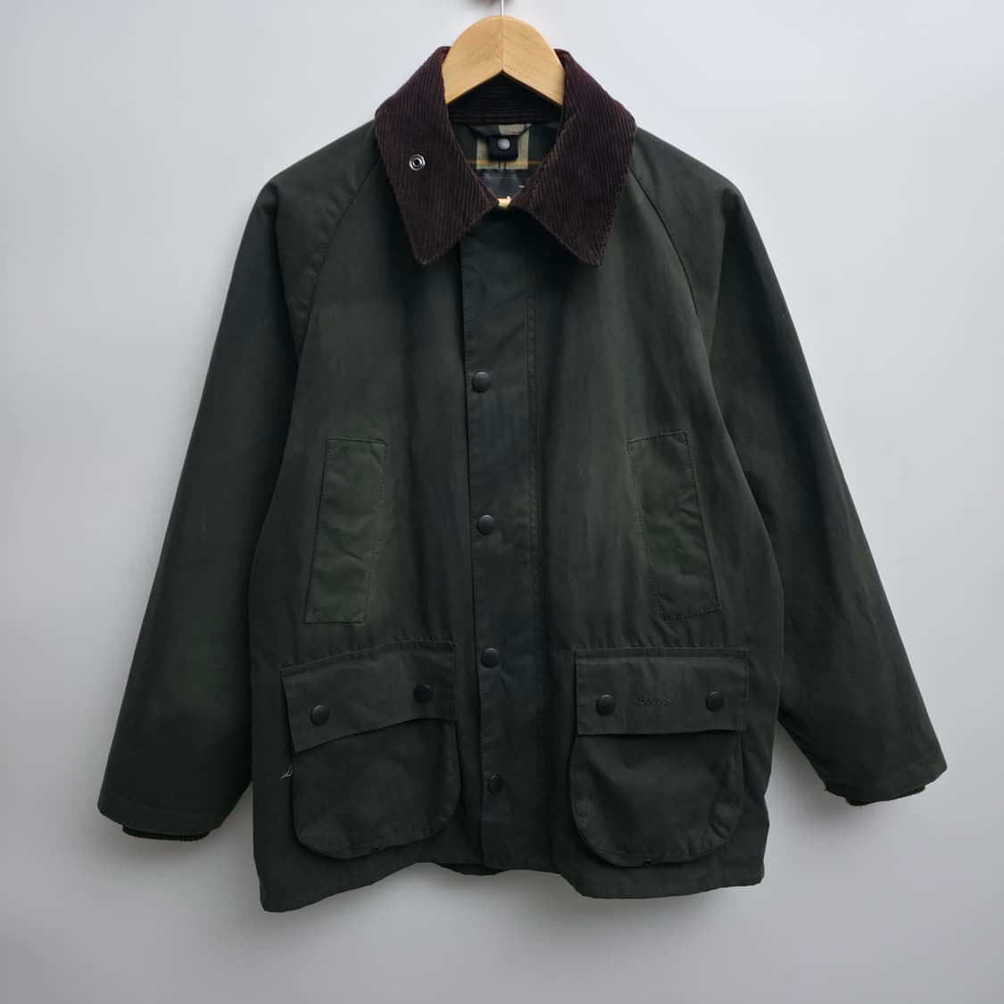 [36,M] 바버 비데일 왁스 자켓 상품이미지1