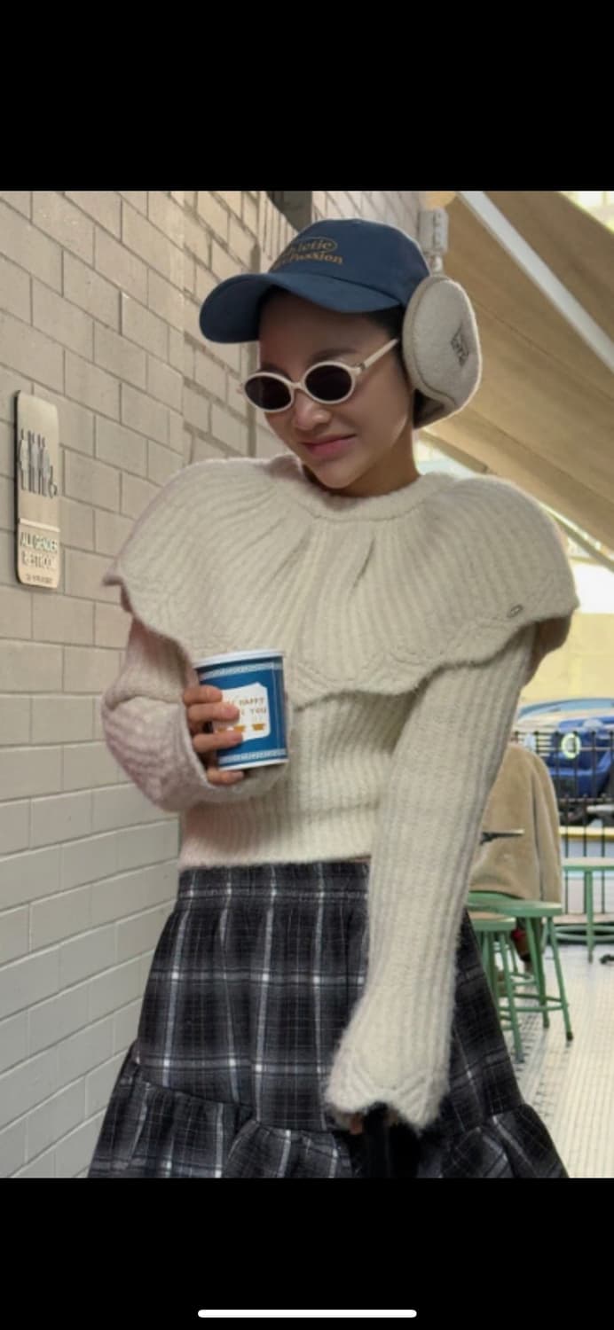 드노리타 부티크 스카시 러플 니트 상품이미지5