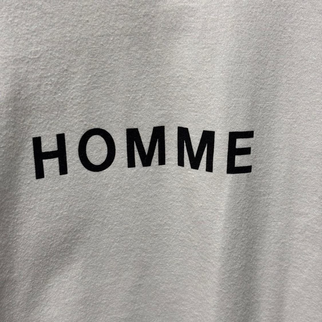 L) 꼼데가르송 옴므 homme 반팔 티셔츠 상품이미지3
