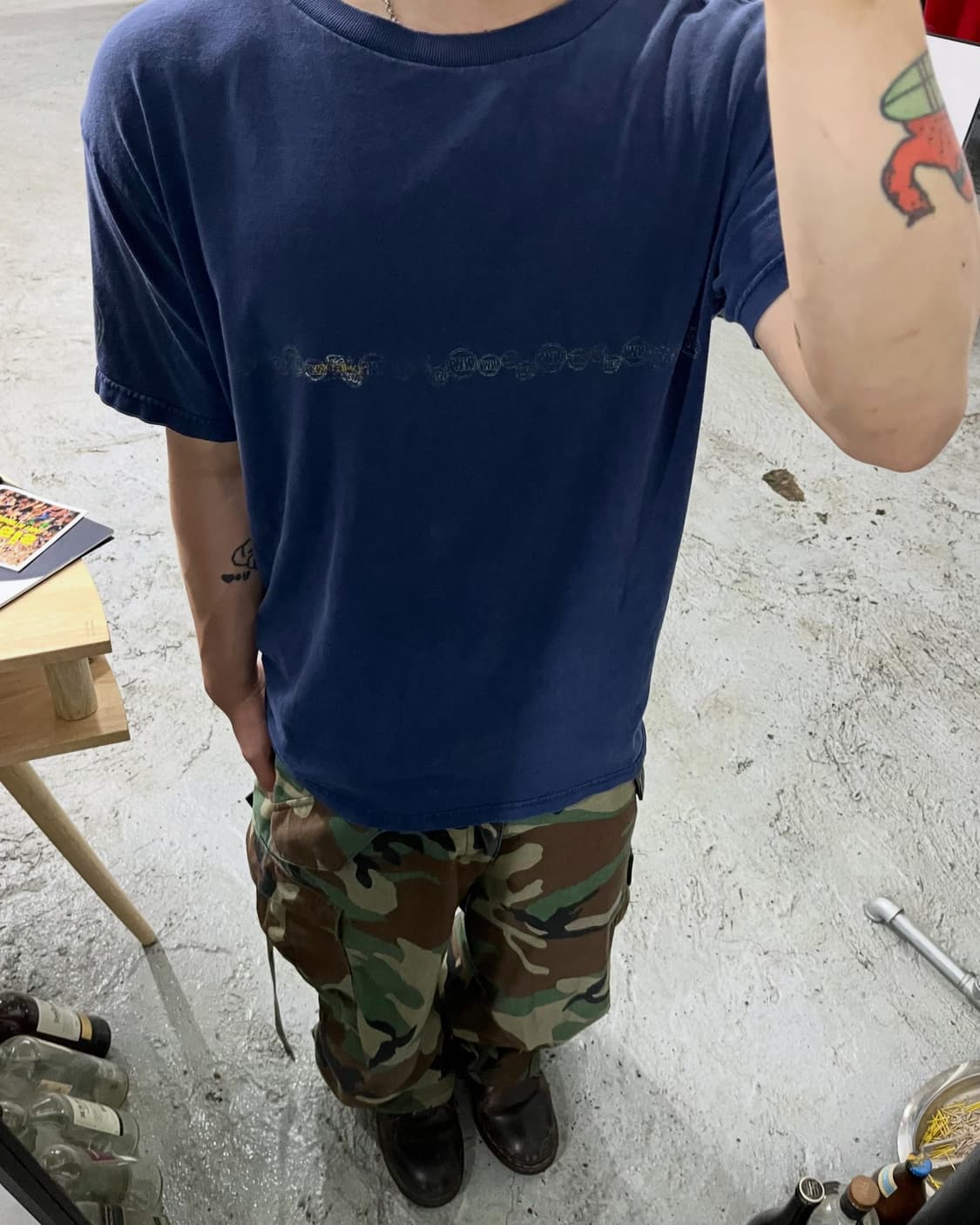 90s fruit of the loom faded tee 🇲🇽 상품이미지1
