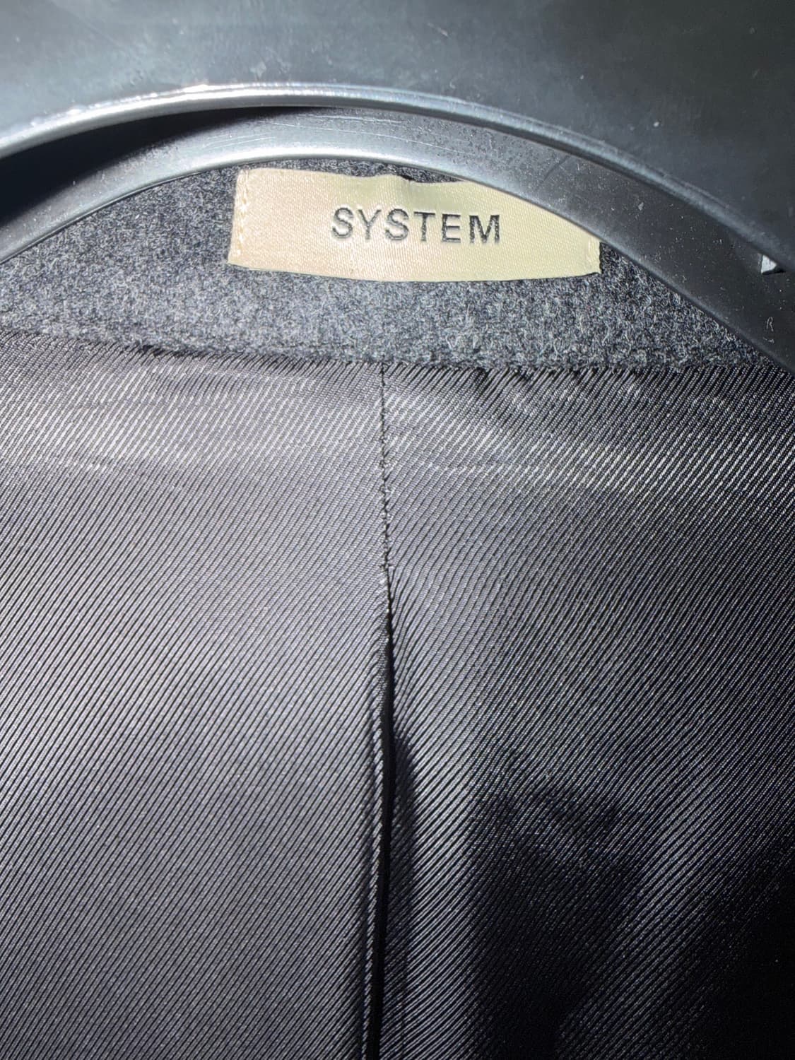 시스템옴므 크롭 블루종 차콜  상품이미지3