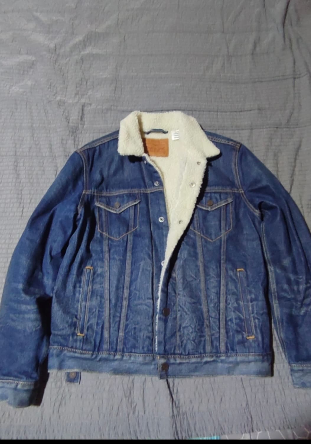 리바이스 양털자켓 쉐르파 트러커 청자켓  m(100~105) 새상품 상품이미지1