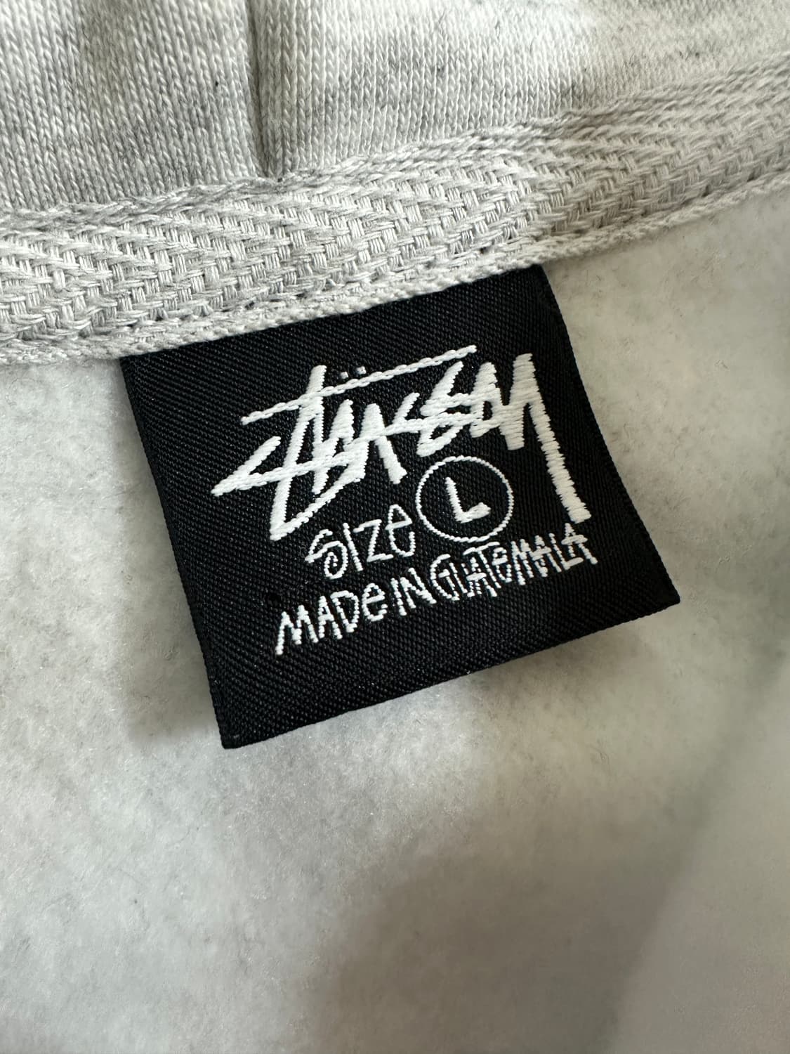 스투시 서울 후드집업 애쉬 헤더 상품이미지3