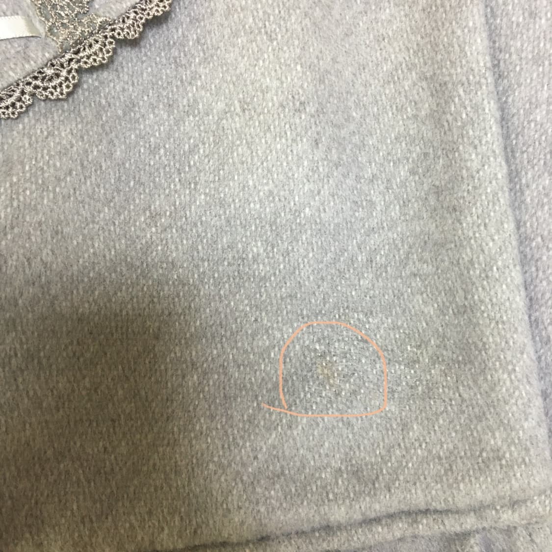 엑시즈팜 빈티지 케이프 코트 레이스 퍼 사와코 모리걸 라떼갸루 상품이미지6