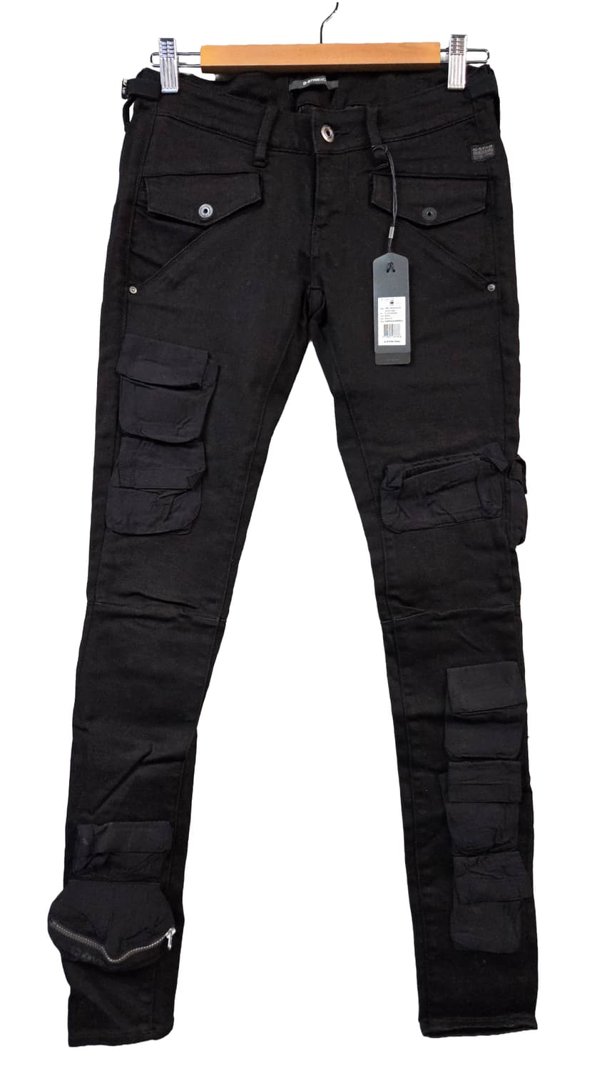 G-Star RAW 블랙 카고 바지(W26/L32)(스판) 상품이미지1