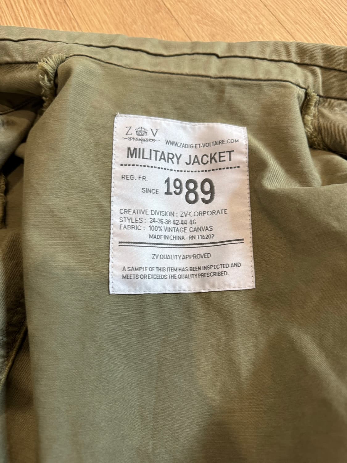 Zadig&voltaire 쟈딕앤볼테르 자켓 상품이미지2