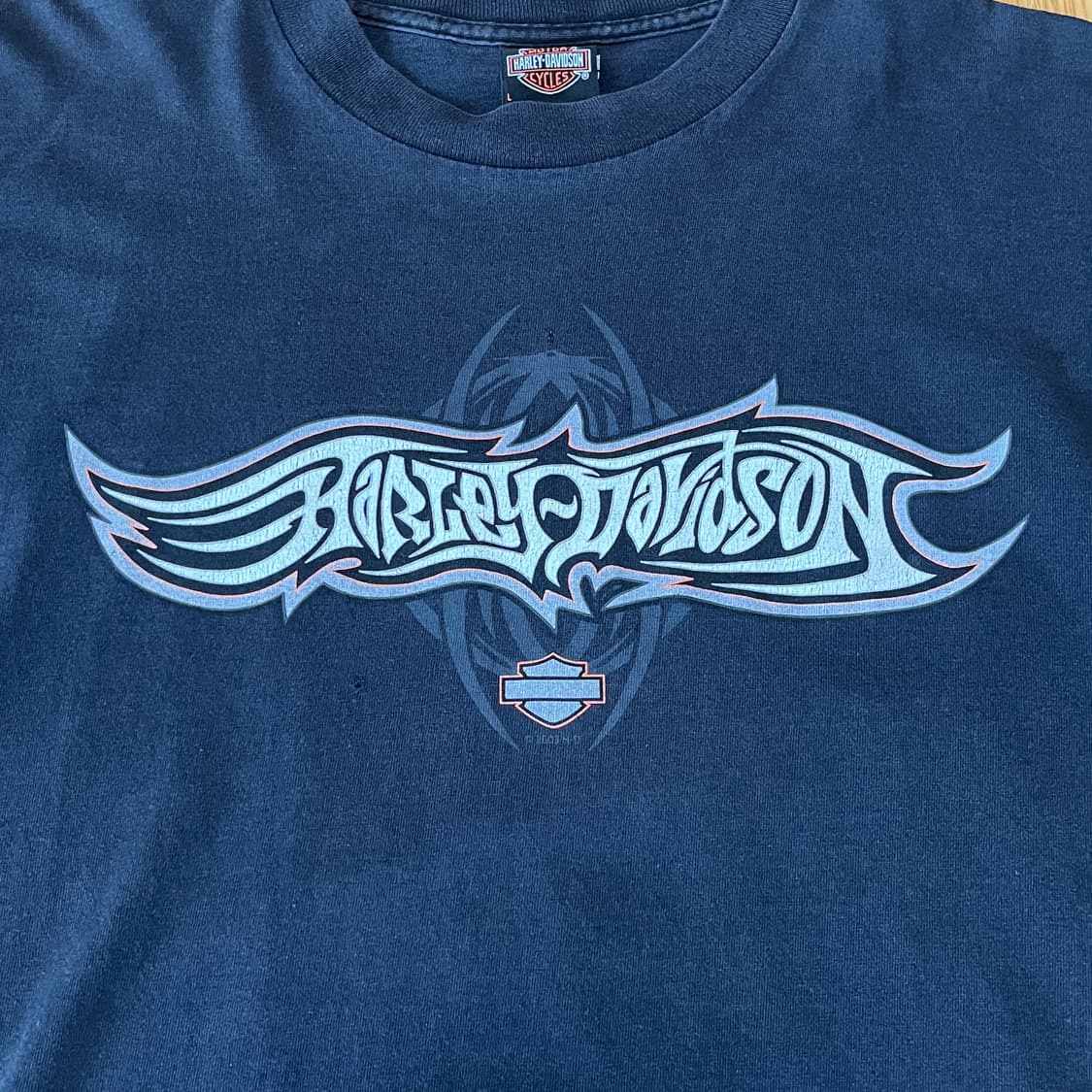 할리데이비슨 스파이더 웹 롱슬리브 상품이미지2