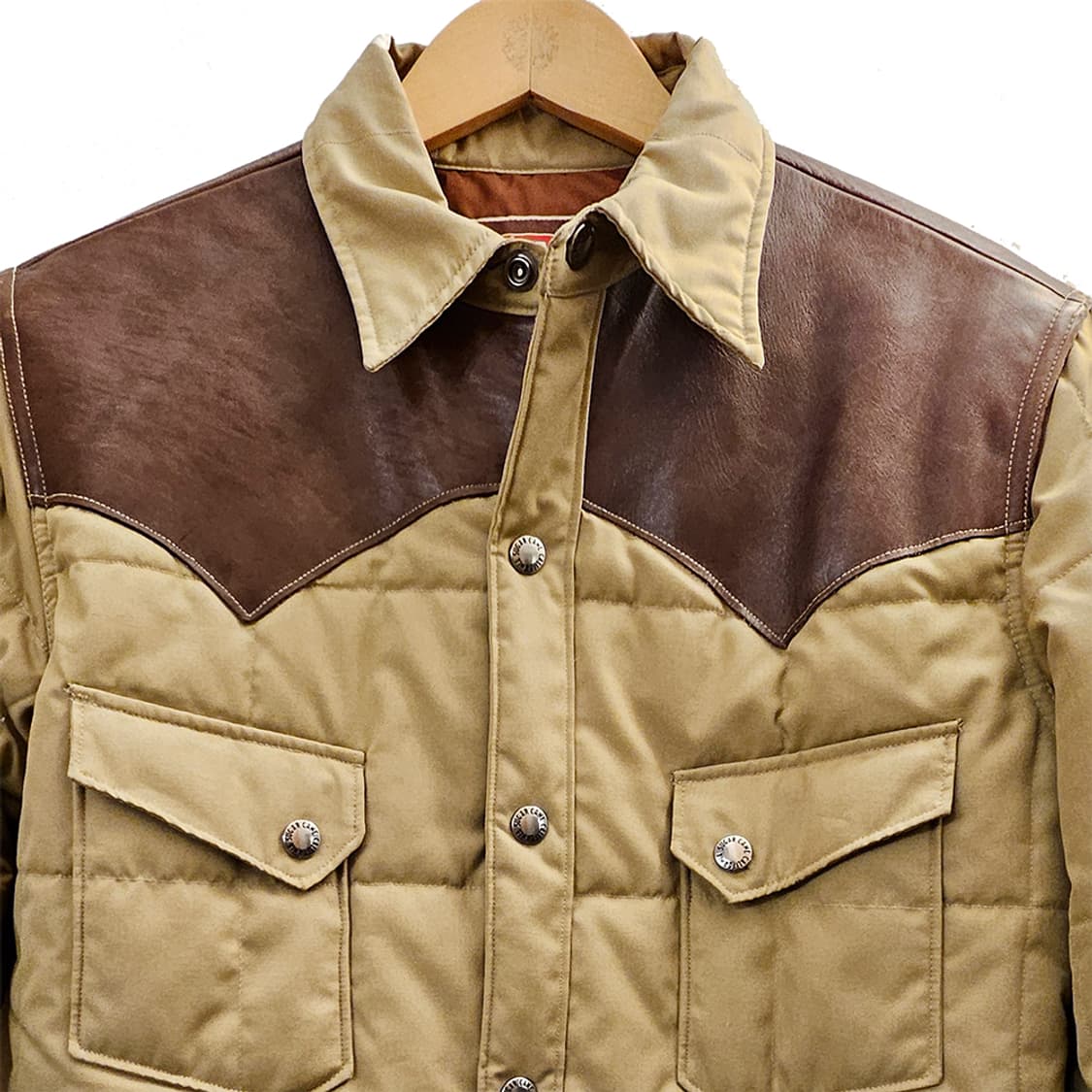 SUGAR CANE / 슈가케인 웨스턴 가죽 숄더 패디드 자켓 (M) 상품이미지2