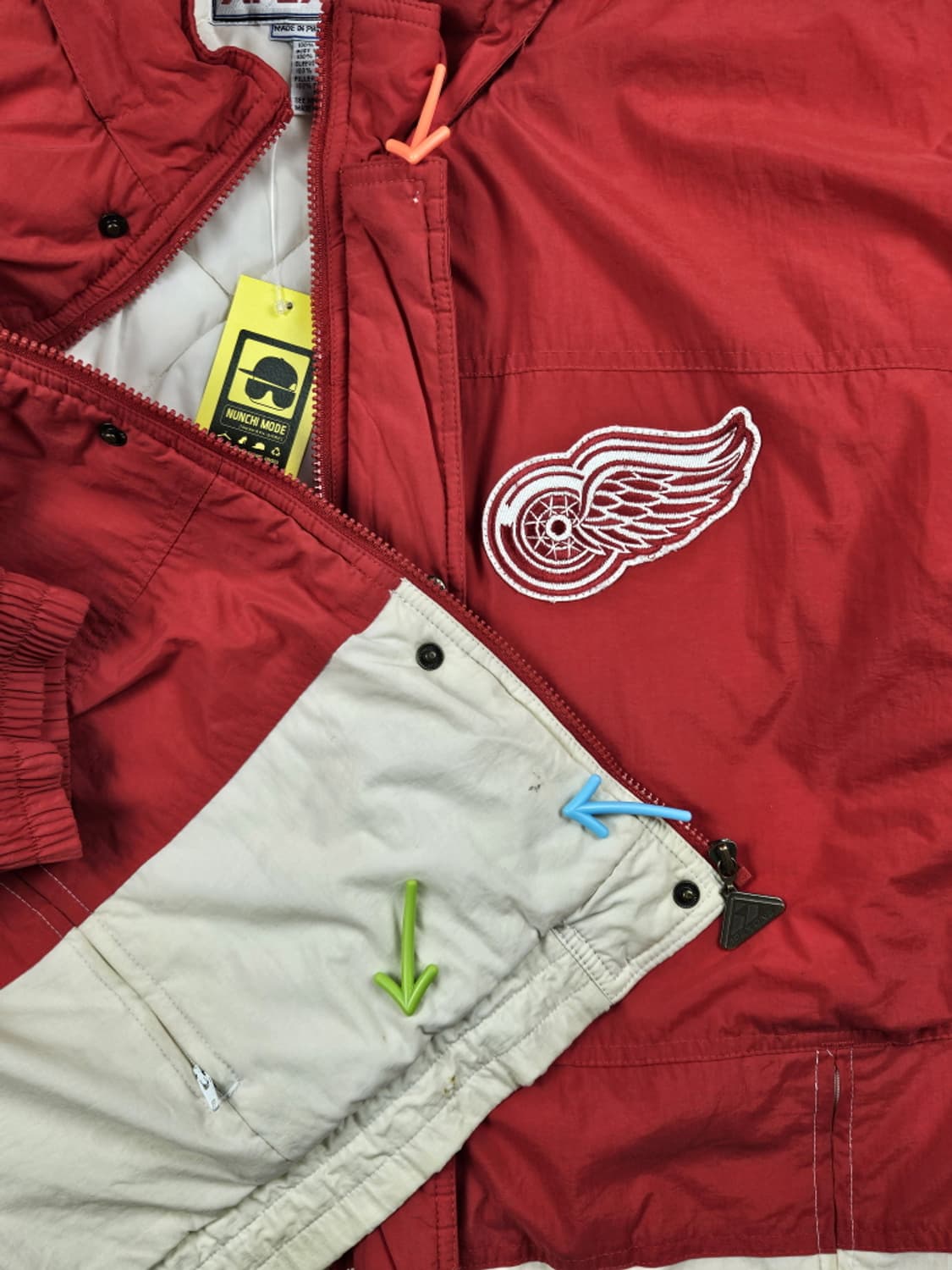 NHL APEX ON 디트로이트 레드 윙스 자켓 ( XL ) / 9875 상품이미지8