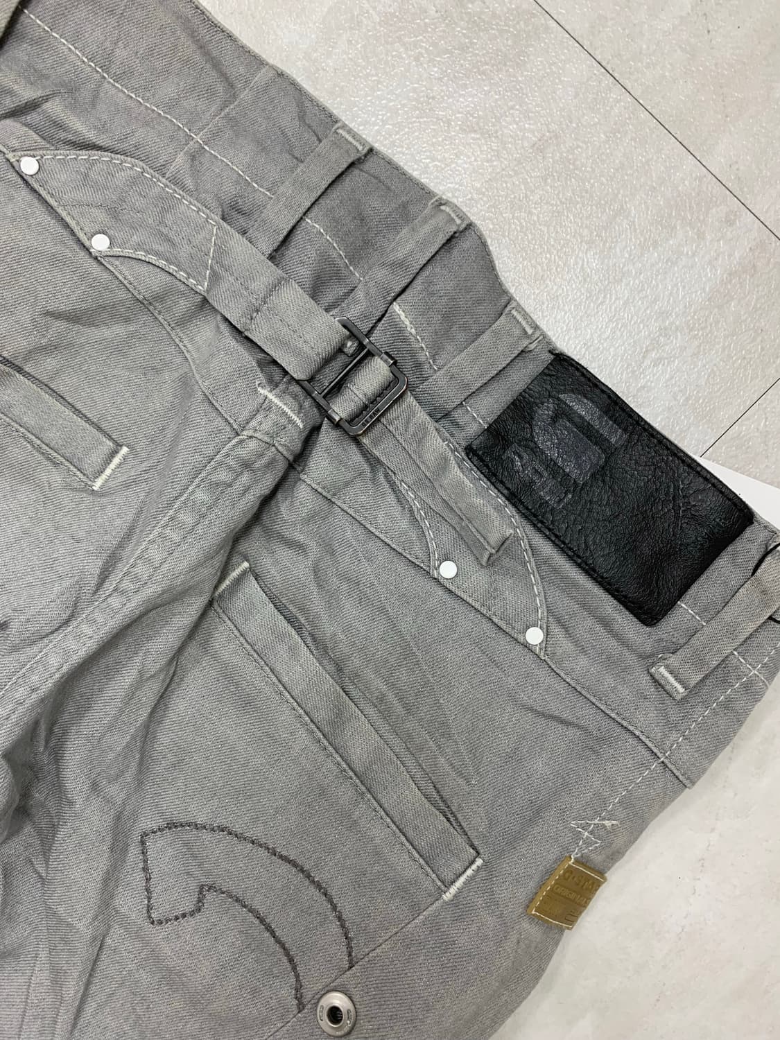 g star raw 슬림핏 그레이 데님팬츠#765 상품이미지4