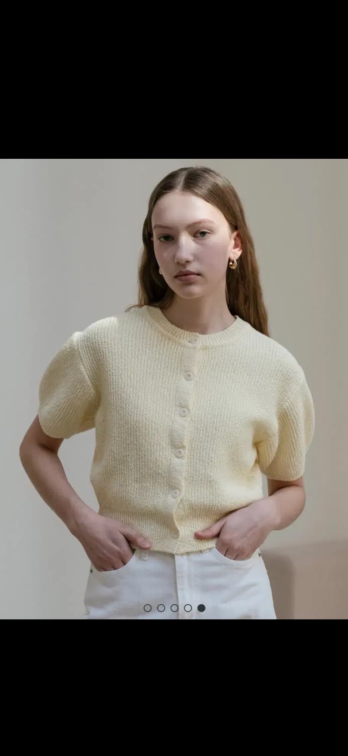 틸아이다이 반팔 가디건 상품이미지1