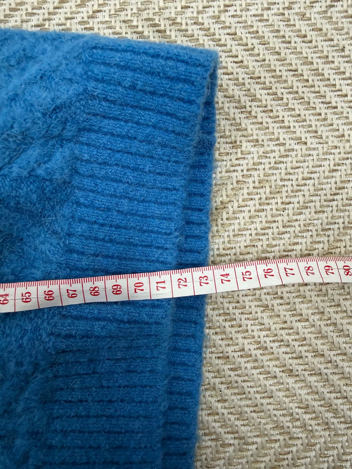 정품) 럭키슈에뜨 배색 니트 스웨터 F 상품이미지9