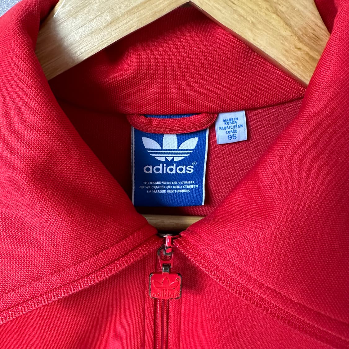 무배) 95 아디다스 삼선 집업 져지 트랙탑 상품이미지4