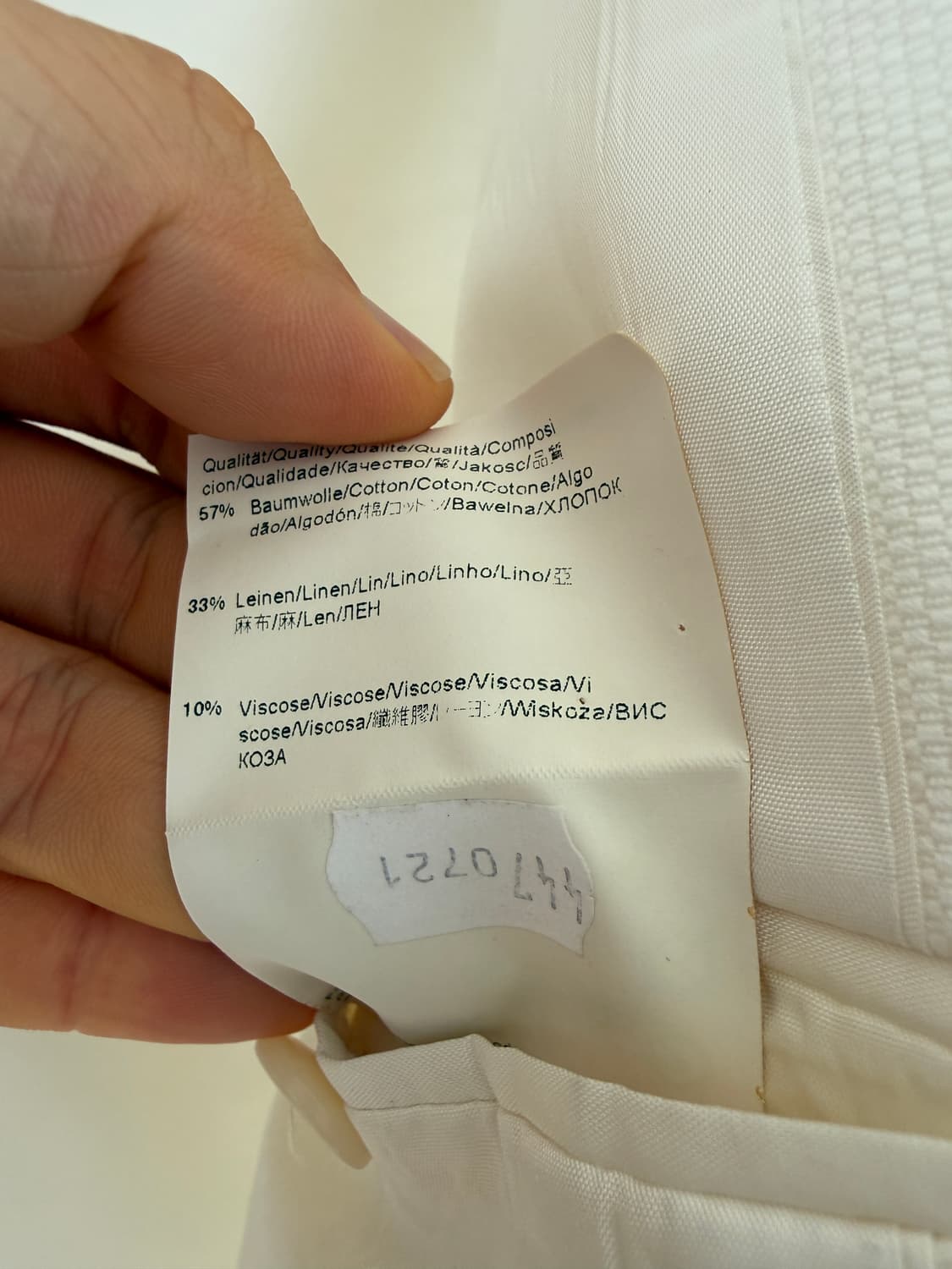 휴고보스(HUGO BOSS) 코튼&린넨 자켓 상품이미지9