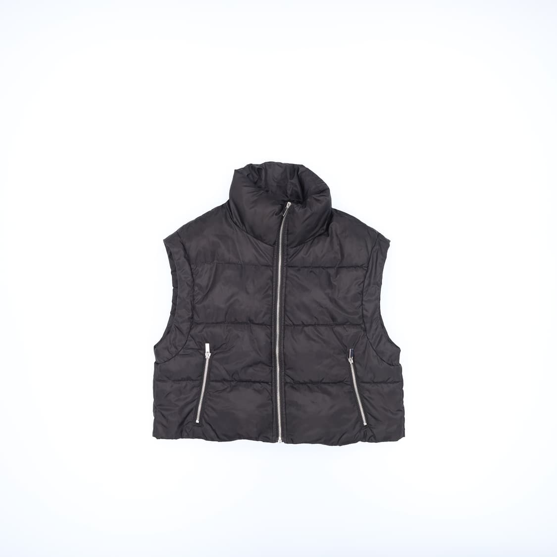 [S] 자라 여성 크롭 패딩 조끼 베스트 0119J 상품이미지6