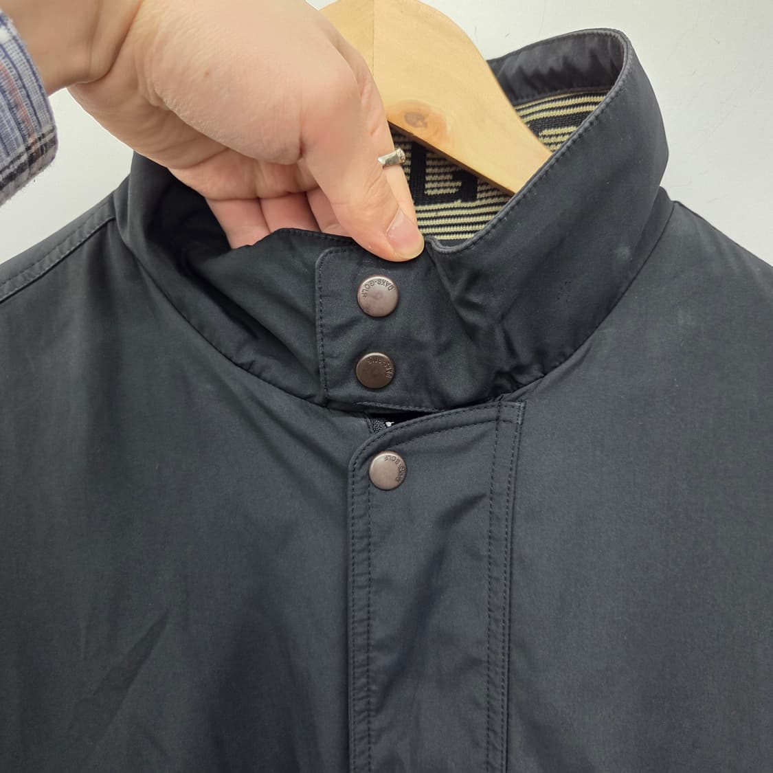 DAKS 닥스 블랙 봄버 자켓 남L 상품이미지5