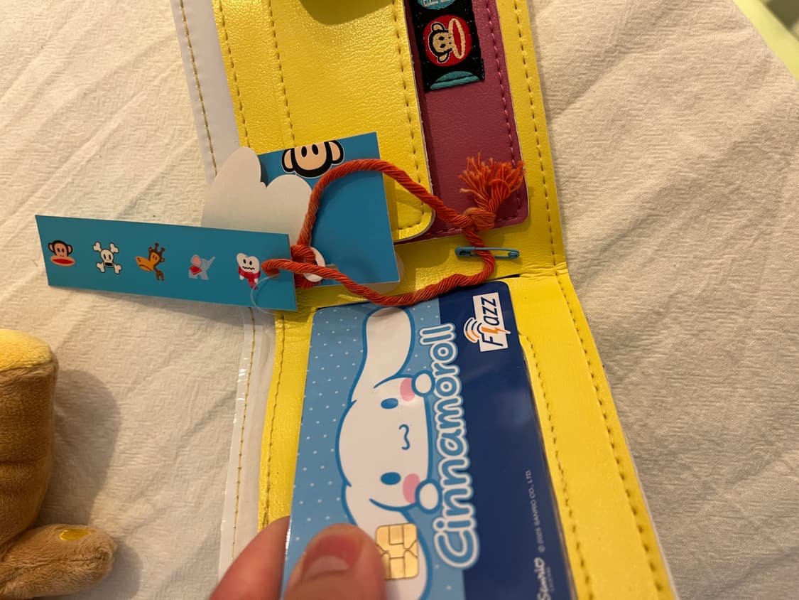 폴 프랭크 단무지색 지갑 🙉 상품이미지4