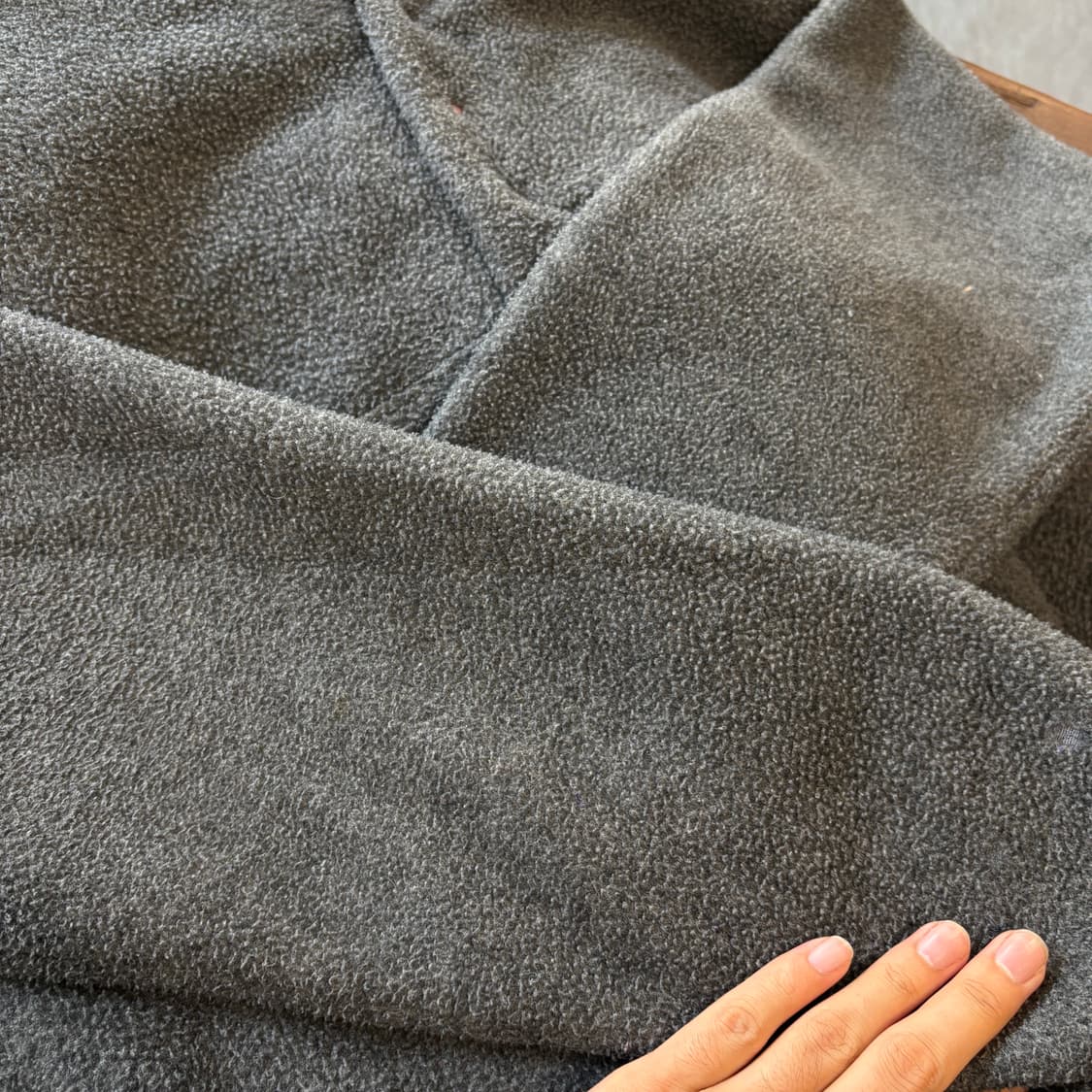 90년대 자메이카 생산 파타고니아 신칠라 그레이 스냅티 상품이미지9