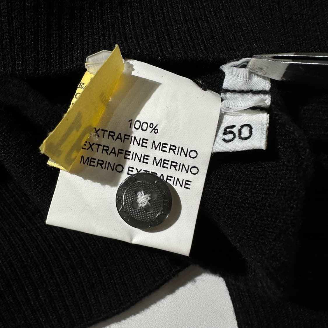 까날리 메리노울 카라 니트 블랙 상품이미지6