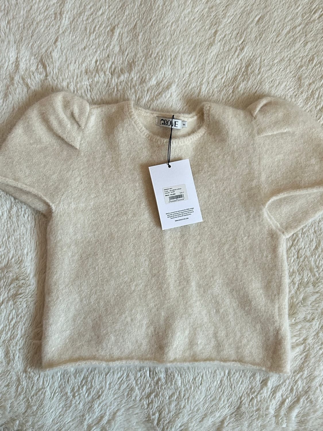 택O) 그로브 MARIAN 니트 아이보리, 블랙 상품이미지7