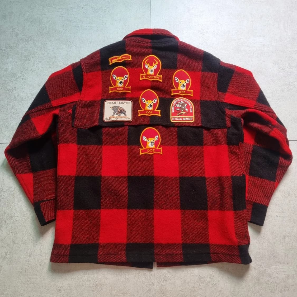 80s 울리치 헌팅자켓 hunter club patched L sz 상품이미지8