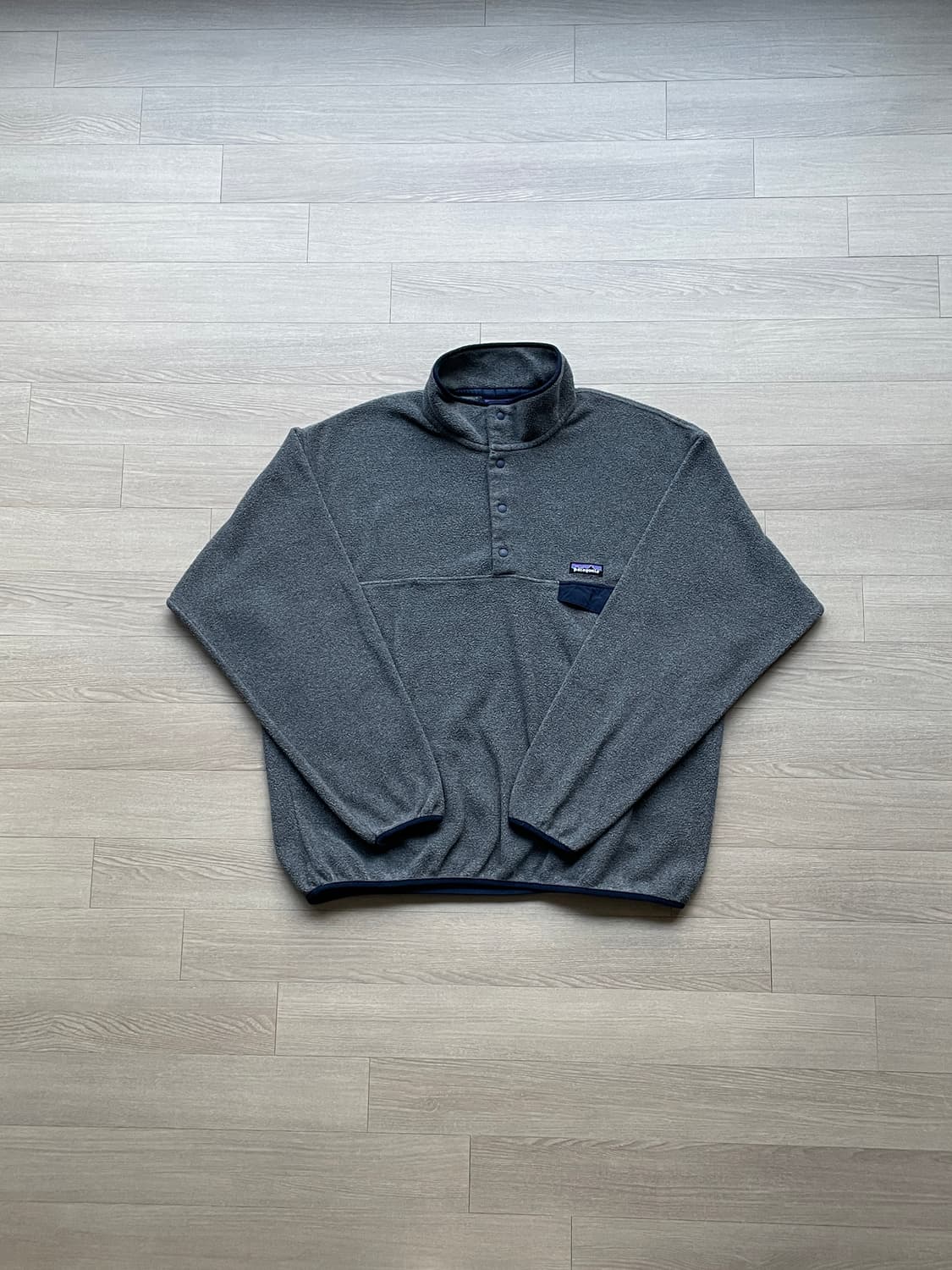 파타고니아 신칠라 니켈 네이비 그레이 플리스 patagonia 상품이미지1